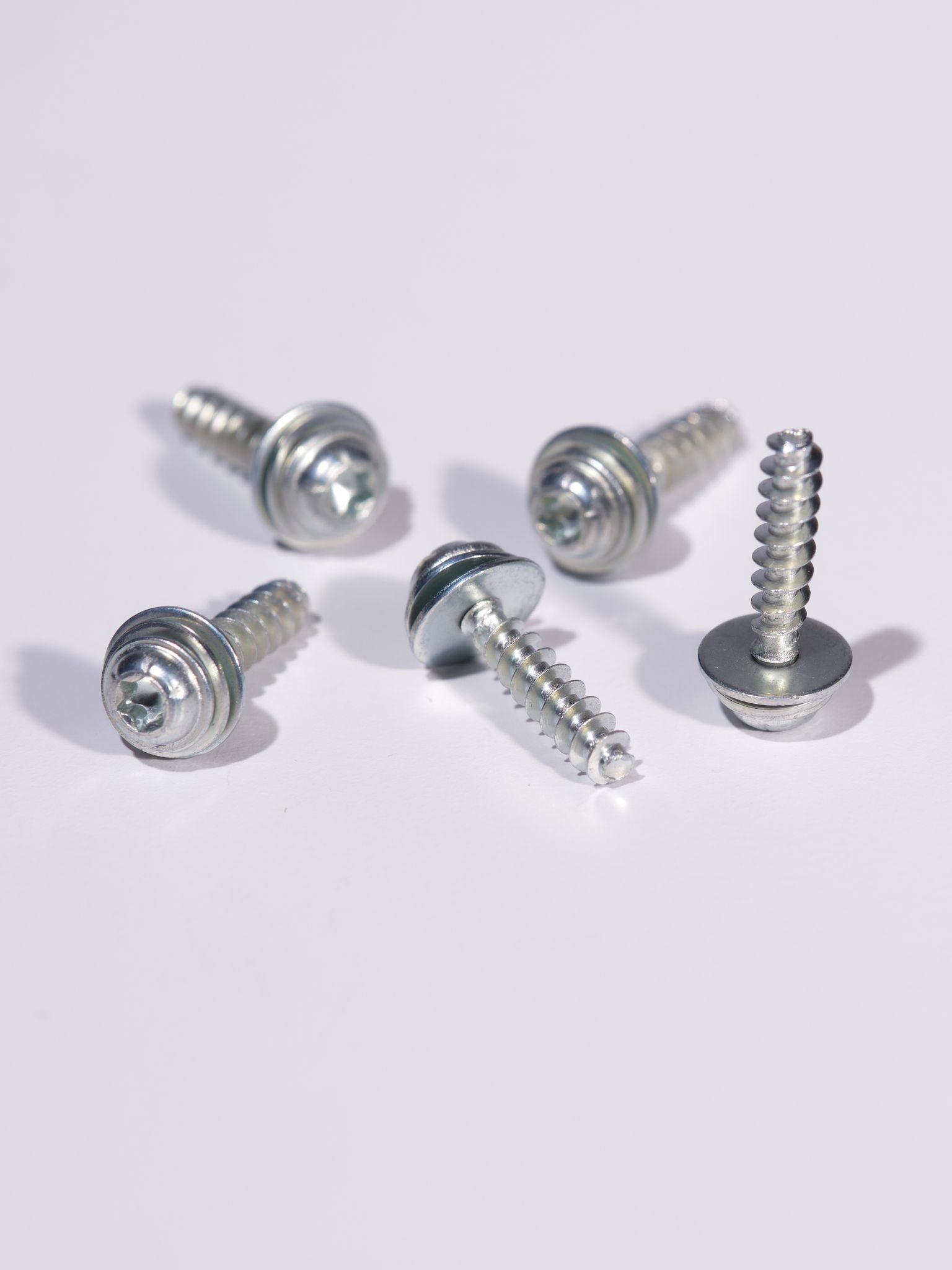 Various welding screws and nuts